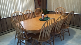 Dining area off kitchen.