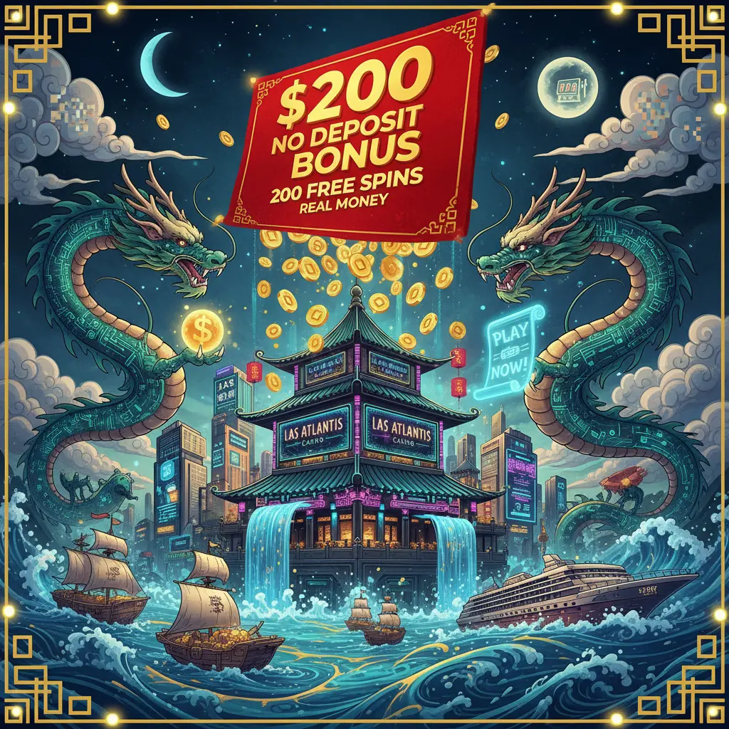 $200 no deposit bonus 200 free spins real money - Atlantis