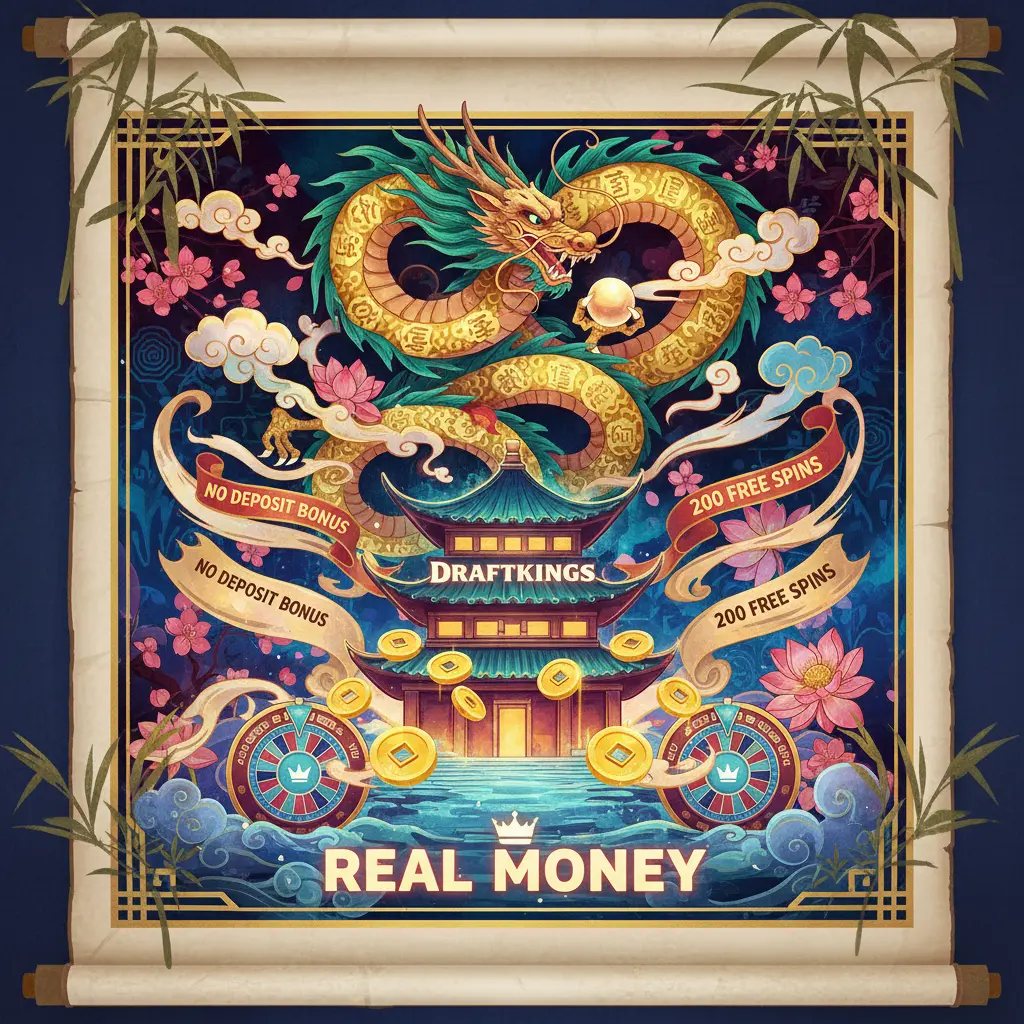 $100 no deposit bonus 200 free spins real money - DraftKings